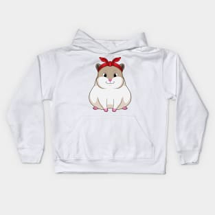 Hamster with Bandana Kids Hoodie